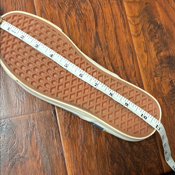 Vans Floral Slip-On Sneakers - Blue and Yellow - Picture 9 of 9